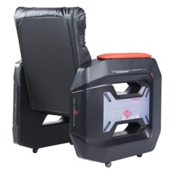 Dla gracza sofa E-blue Auroza EEC338, czarno-czerwona