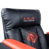 Dla gracza sofa E-blue Auroza EEC338, czarno-czerwona