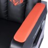 Dla gracza sofa E-blue Auroza EEC338, czarno-czerwona