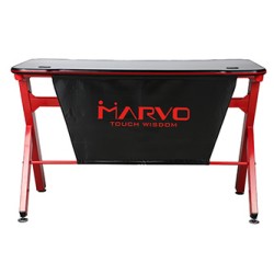 Marvo Biurko dla gracza DE-03, 120 x 66 cm, 73 cm, podświetlenie