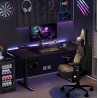 ULTRADESK Biurko dla gracza LEVEL V2, 140x68cm, 72-117cm, elektycznie regulowany