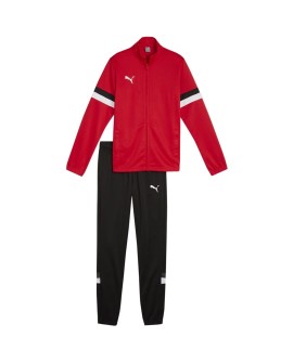 Dres dla dzieci Puma Team Rise czerwono-czarny 658655 01 116cm