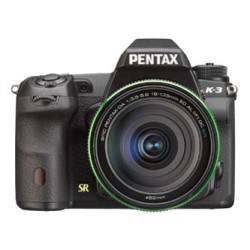 Lustrzanka K-3II, obiektyw DA 18-135 WR, Pentax, 24Mpx, CMOS, 3,2", 16187, czarny, bardzo odporna