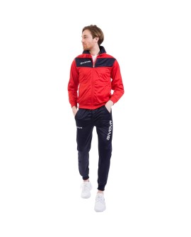 Dres Givova Tuta Visa Triacetato czerwono-granatowy TR018 1204 M