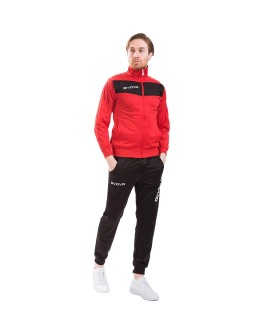 Dres Givova Tuta Visa Triacetato czerwono-czarny TR018 1210 M