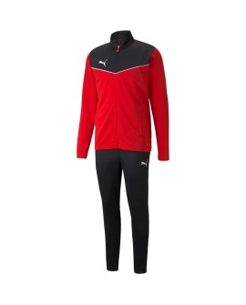 Dres męski Puma individualRISE Tracksuit czerwono-czarny 657534 01
