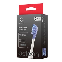 Oclean wymienne końcówki szczoteczek Ultra White UW03 W02, białe