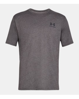Under Armour Sportstyle Left Chest Koszulka Wycięcie pod szyją Krótki rękaw Bawełna, Poliester