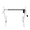 Biurko z elektryczną regulacją wysokości 75x120cm, biały, ergo
