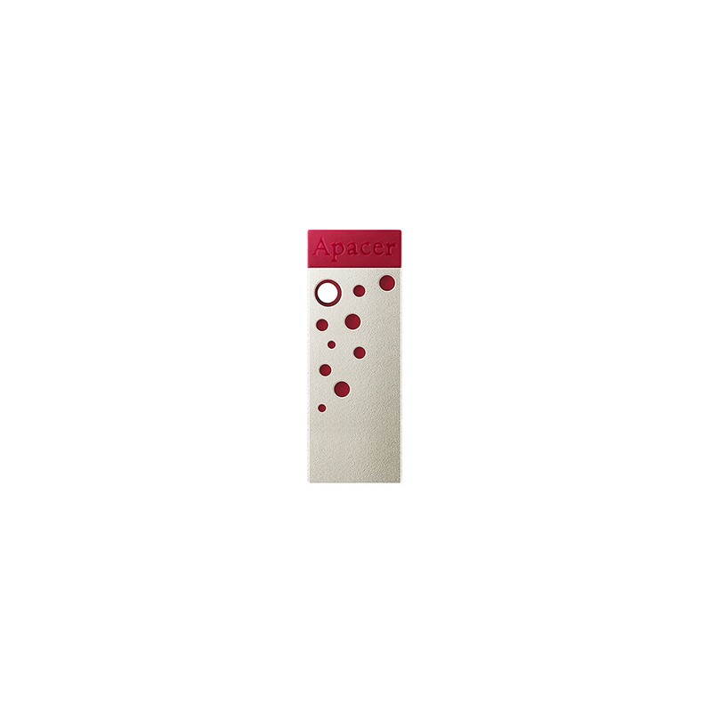 Apacer USB flash disk, USB USB 3.2 Gen1, 64GB, AH15J, magenta, AP64GAH15JR-1, USB A, pyłoszczelna, wodoodporna, EOL