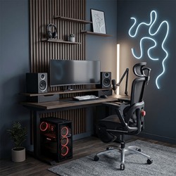 Ultradesk INNOVATOR Ergonomiczny fotel biurowy, czarne