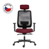 Powerton ERGO LUCIE Ergonomiczny fotel biurowy, Czerwony