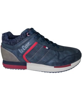 Buty męskie Lee Cooper granatowo-czerwone LCJ-21-29-0642M
