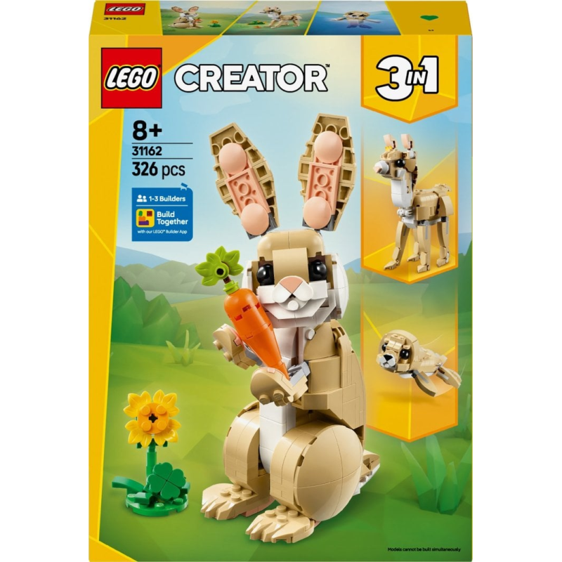 LEGO 31162 CREATOR 3w1 - Uroczy króliczek