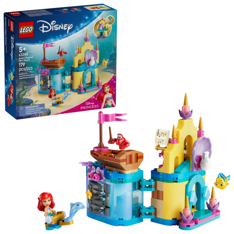 LEGO DISNEY PRINCESS Magiczny minipałac Arielki 43285