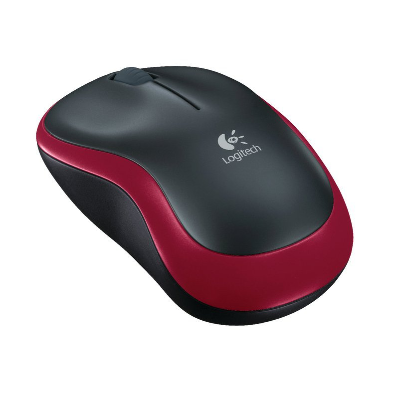 Mysz Bezprzewodowa LOGITECH M185 Czerwony