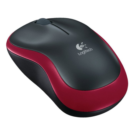 Mysz Bezprzewodowa LOGITECH M185 Czerwony