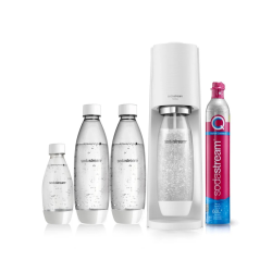 SodaStream Soda Maker Terra Megapack QC biały - 3 butelki (2270213)