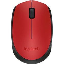 Mysz Bezprzewodowa LOGITECH M171 Red (Czerwony)