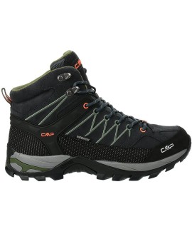 Buty trekkingowe męskie CMP Rigel Mid WP szaro-zielone 3Q1294751UG