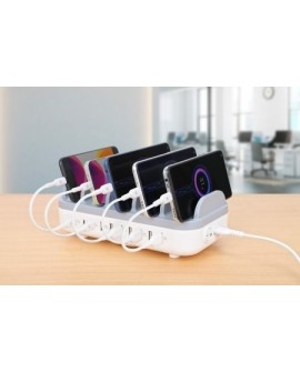 MANHATTAN 10-PORTOWA STACJA ŁADUJĄCA USB 120W 3X U