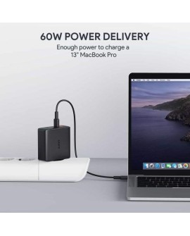AUKEY PA-D5 ŁADOWARKA SIECIOWA 63W 2XUSB PD 3.0