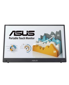 ASUS ZenScreen MB16AMTR monitor komputerowy 39,6 cm (15.6") 1920 x 1080 px Full HD LCD Ekran dotykowy Czarny