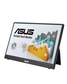ASUS ZenScreen MB16AMTR monitor komputerowy 39,6 cm (15.6") 1920 x 1080 px Full HD LCD Ekran dotykowy Czarny