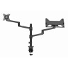 Gembird MA-DA-04 uchwyt / stojak do monitorów 81,3 cm (32") Czarny Biurko