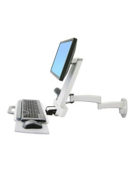 Ergotron 200 SERIES COMBO ARM (WHITE)/LCD TO 24IN MAX 8.2KG