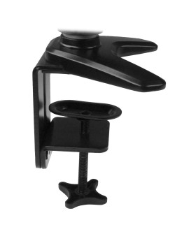 StarTech.com ARMUNONB uchwyt / stojak do monitorów 68,6 cm (27") Biurko Aluminium, Czarny