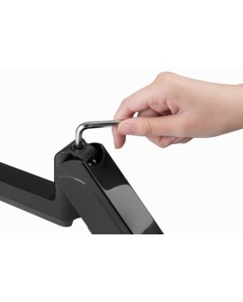 GEMBIRD BIURKOWE REGULOWANE RAMIĘ/UCHWYT NA 3 MONITORY 17-27, VESA 100X100MM, DO 7 KG