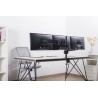 GEMBIRD BIURKOWE REGULOWANE RAMIĘ/UCHWYT NA 3 MONITORY 17-27, VESA 100X100MM, DO 7 KG
