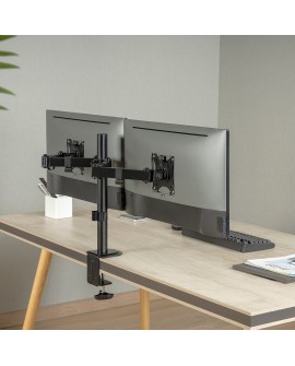 MACLEAN UCHWYT BIURKOWY NA 2 MONITORY MC-754N