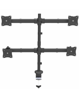 StarTech.com ARMQUAD uchwyt / stojak do monitorów 68,6 cm (27") Biurko Czarny