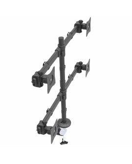 StarTech.com ARMQUAD uchwyt / stojak do monitorów 68,6 cm (27") Biurko Czarny