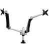 StarTech.com ARMDUAL30 uchwyt / stojak do monitorów 76,2 cm (30") Biurko Czarny, Srebrny