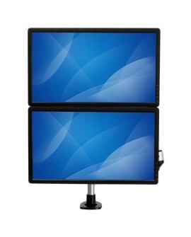StarTech.com ARMDUAL30 uchwyt / stojak do monitorów 76,2 cm (30") Biurko Czarny, Srebrny