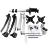 StarTech.com ARMDUAL30 uchwyt / stojak do monitorów 76,2 cm (30") Biurko Czarny, Srebrny