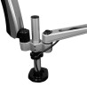 StarTech.com ARMDUAL30 uchwyt / stojak do monitorów 76,2 cm (30") Biurko Czarny, Srebrny