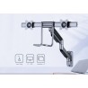 GEMBIRD ŚCIENNE REGULOWANE RAMIĘ/UCHWYT NA 2 MONITORY 17-32, VESA 100X100MM, DO 8 KG