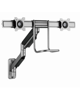 GEMBIRD ŚCIENNE REGULOWANE RAMIĘ/UCHWYT NA 2 MONITORY 17-32, VESA 100X100MM, DO 8 KG