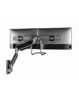 GEMBIRD ŚCIENNE REGULOWANE RAMIĘ/UCHWYT NA 2 MONITORY 17-32, VESA 100X100MM, DO 8 KG