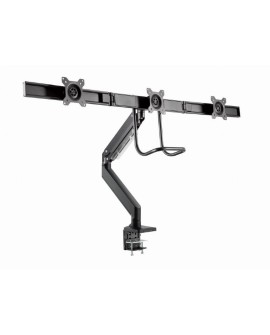 GEMBIRD BIURKOWE REGULOWANE RAMIĘ/UCHWYT NA 3 MONITORY 17-27, VESA 100X100MM, DO 6 KG