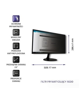 Filtr prywatyzujący Rodo Qoltec 51057