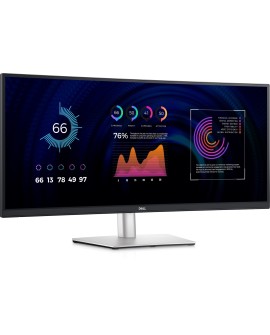 DELL P Series P3424WE monitor komputerowy 86,7 cm (34.1") 3440 x 1440 px 4K Ultra HD LCD Czarny