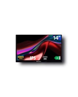 Verbatim 49590 monitor komputerowy 35,6 cm (14") 1920 x 1080 px Full HD LCD Czarny