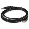 Logo Przedłużacz USB (2.0), USB A M - USB A F, 3m, czarna, EOL