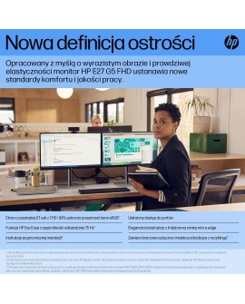 MONITOR HP LED 27" E27 G5 (6N4E2AA)