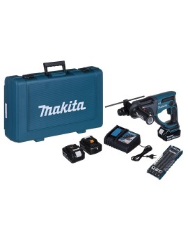 Młotowiertarka 18v 3x5,0Ah + ACC DHR202RTE3 MAKITA